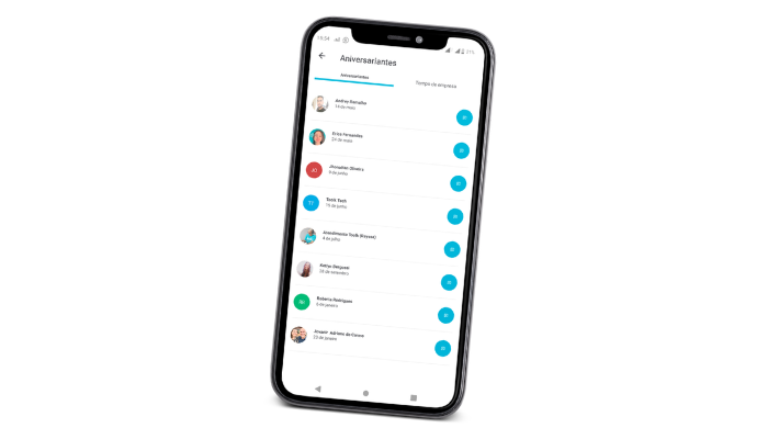 Lista de Aniversariantes